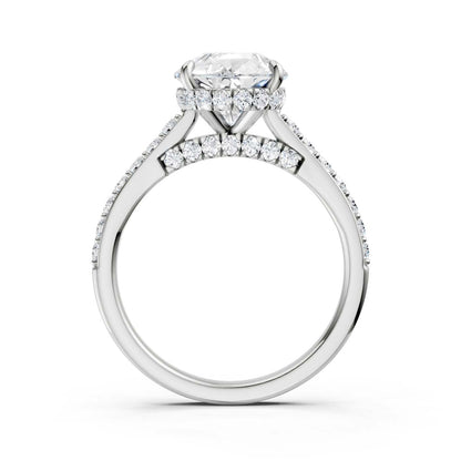 14K 3.50CT Lab Grown Diamond Engagement Ring 69230