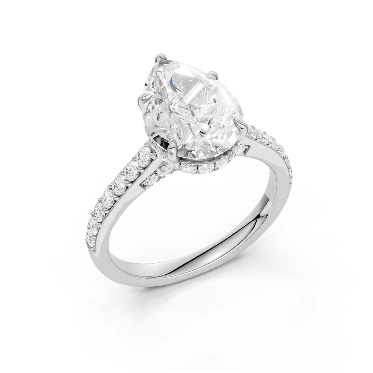 14K 3.50CT Lab Grown Diamond Engagement Ring 69230