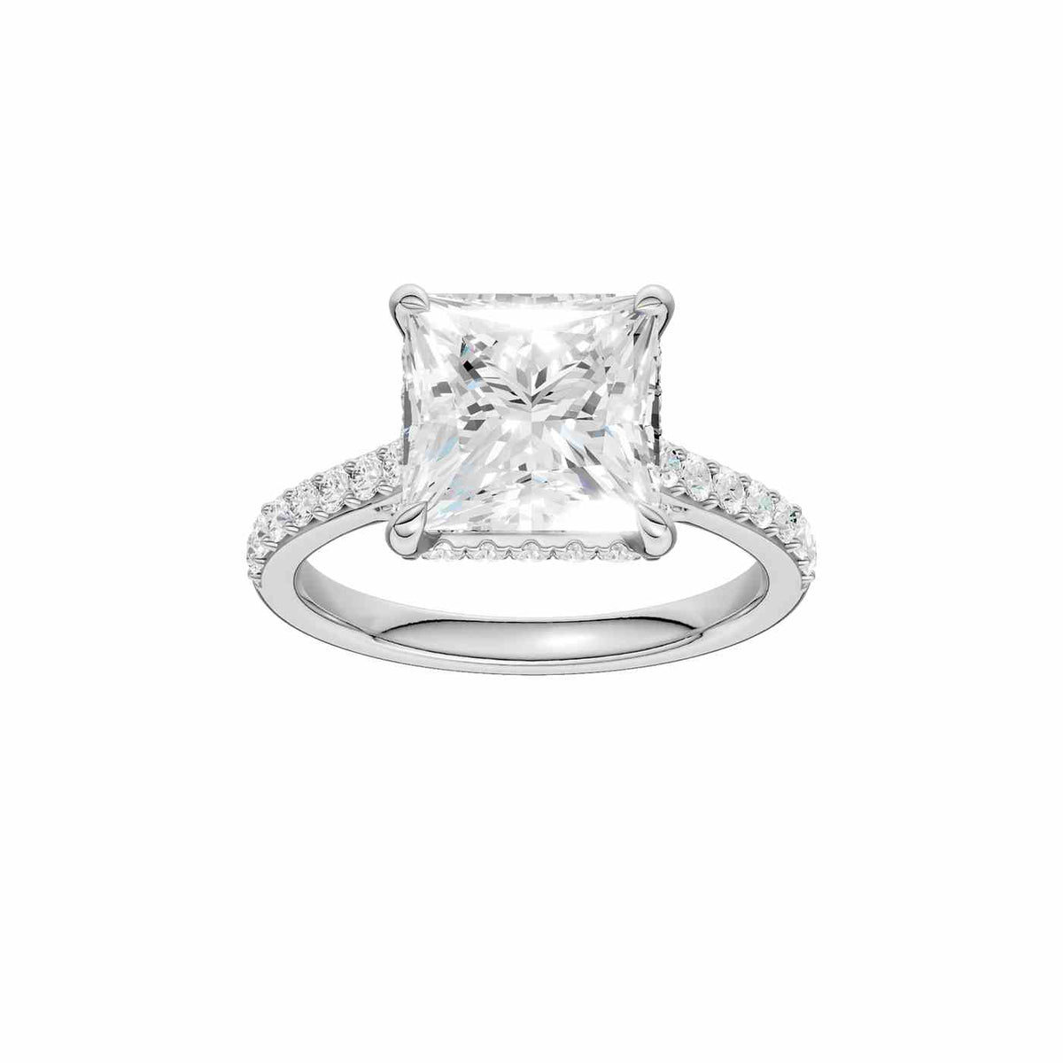 14K 3.50 CT Lab Grown Diamond Ring 69232