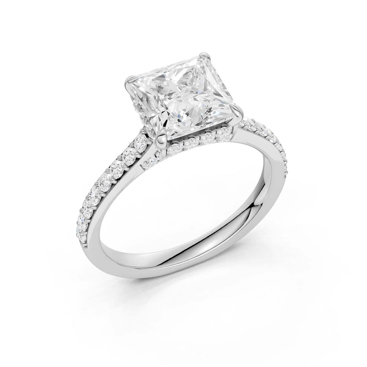 14K 3.50 CT Lab Grown Diamond Ring 69232
