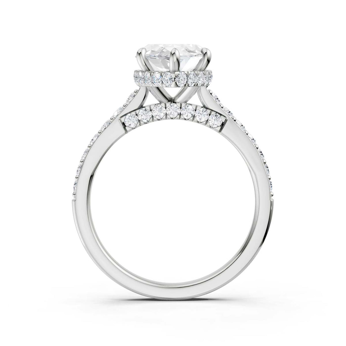 14K 3.50CT Lab Grown Diamond Engagement Ring 69233