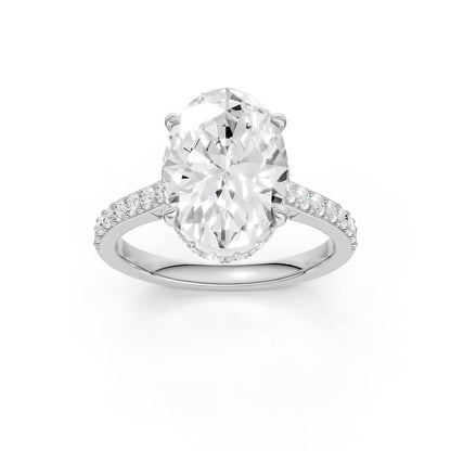 14K 4.50CT Lab Grown Diamond Engagement Ring 69235