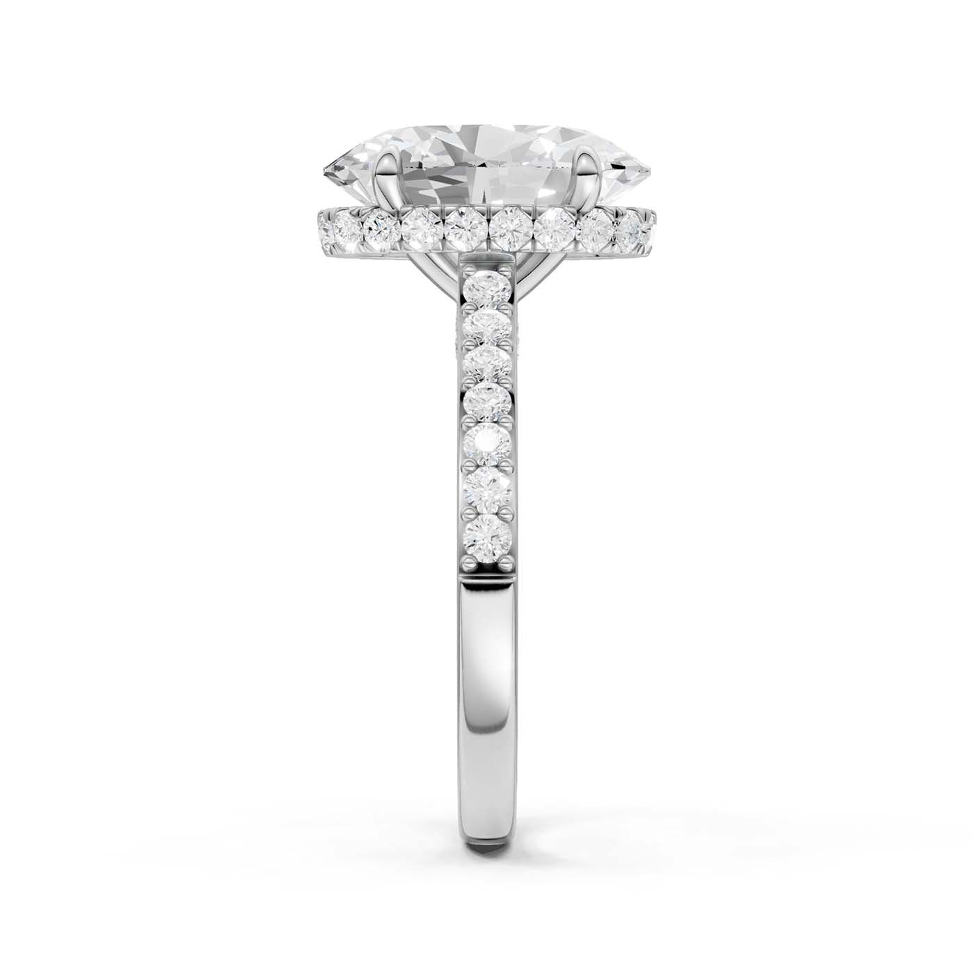 14K 4.50CT Lab Grown Diamond Engagement Ring 69235