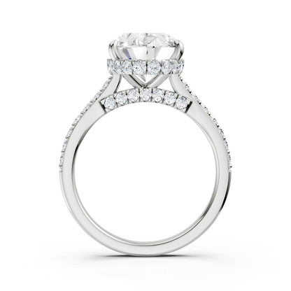 14K 4.50CT Lab Grown Diamond Engagement Ring 69235