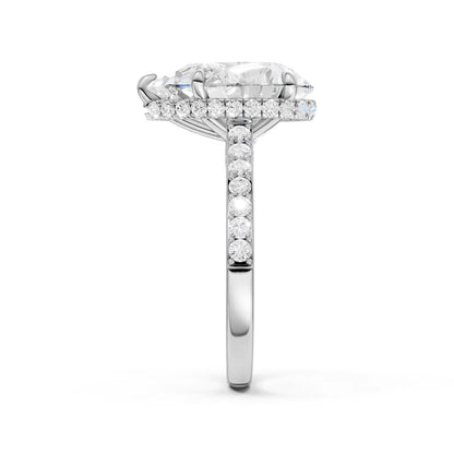14K 4.50CT Lab Grown Diamond Engagement Ring 69238