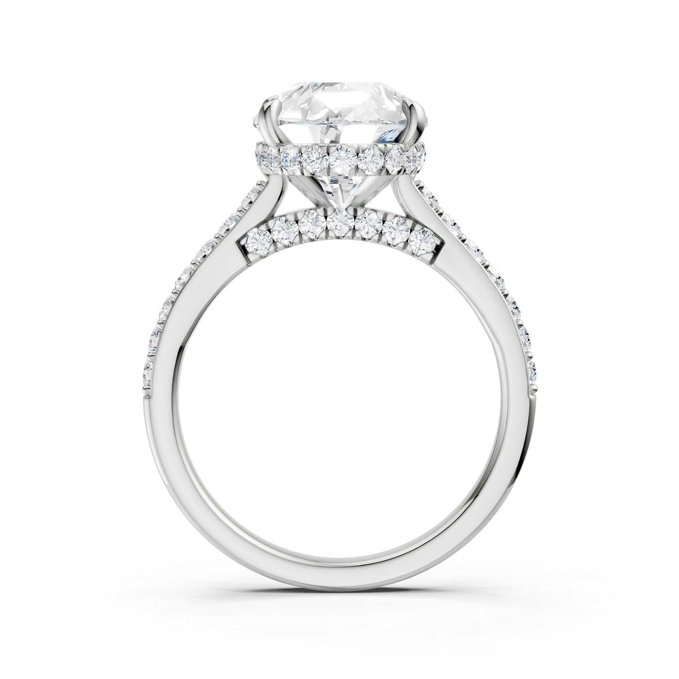 14K 4.50CT Lab Grown Diamond Engagement Ring 69238