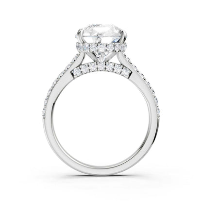 14K 4.50CT Lab Grown Diamond Engagement Ring 69238