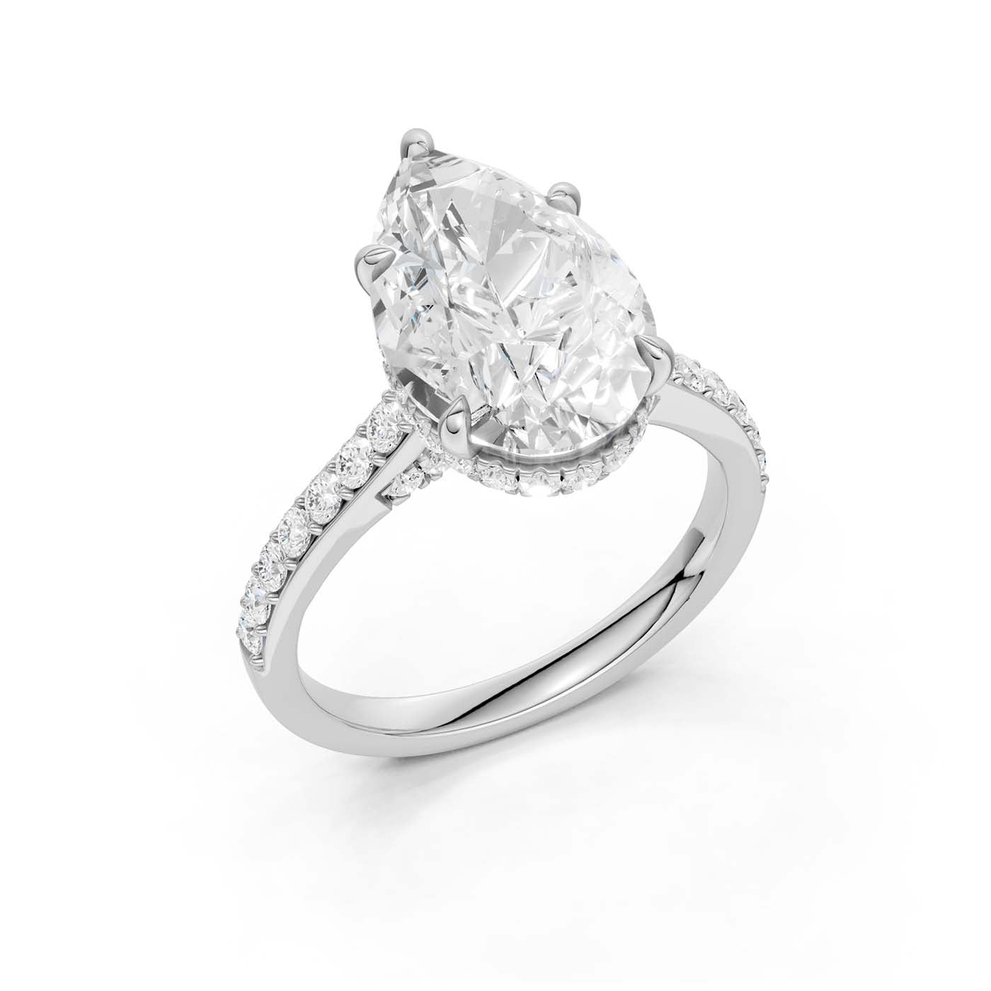 14K 4.50CT Lab Grown Diamond Engagement Ring 69238