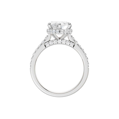 14K 4.50CT Lab Grown Diamond Engagement Ring 69241