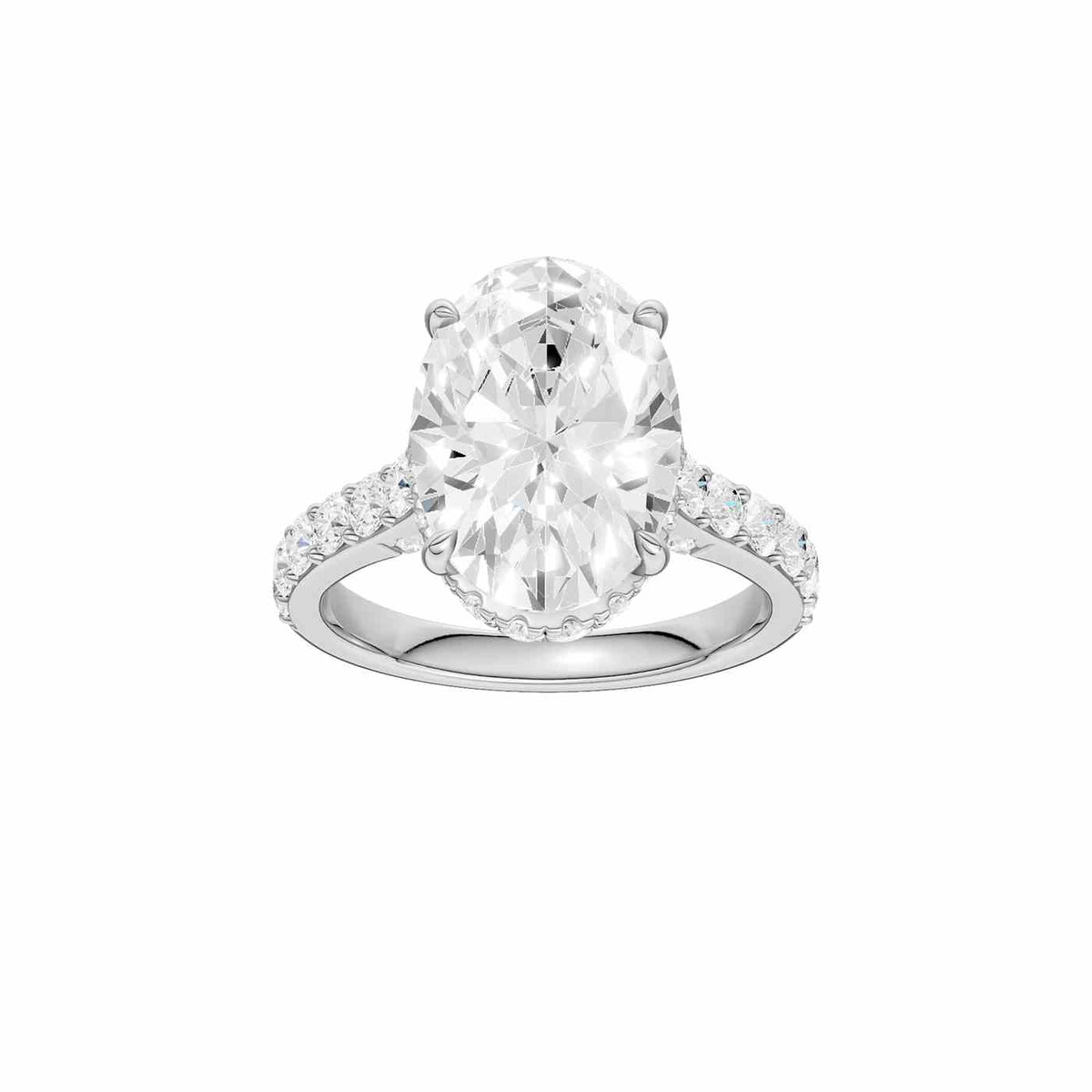 14K 6.00CT Lab Grown Diamond Engagement Ring 69243