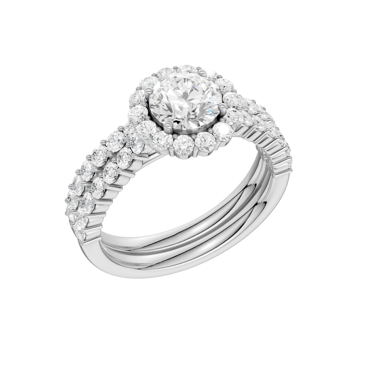 14K 2.00CT DIAMOND BRIDAL SET 69258