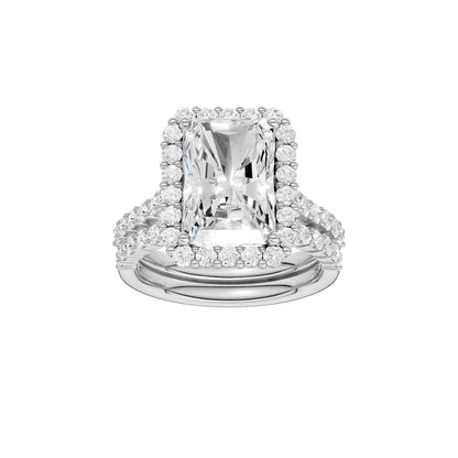 14K 5.00 CT Lab Grown Diamond Bridal Set 69262