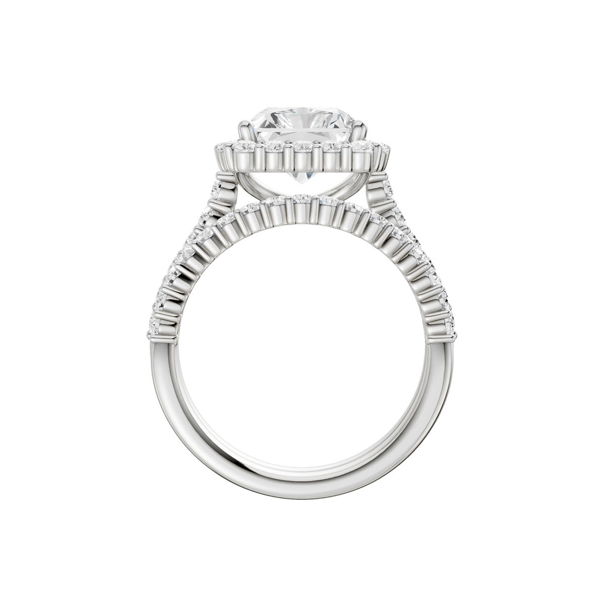 14K 5.00 CT Lab Grown Diamond Bridal Set 69262