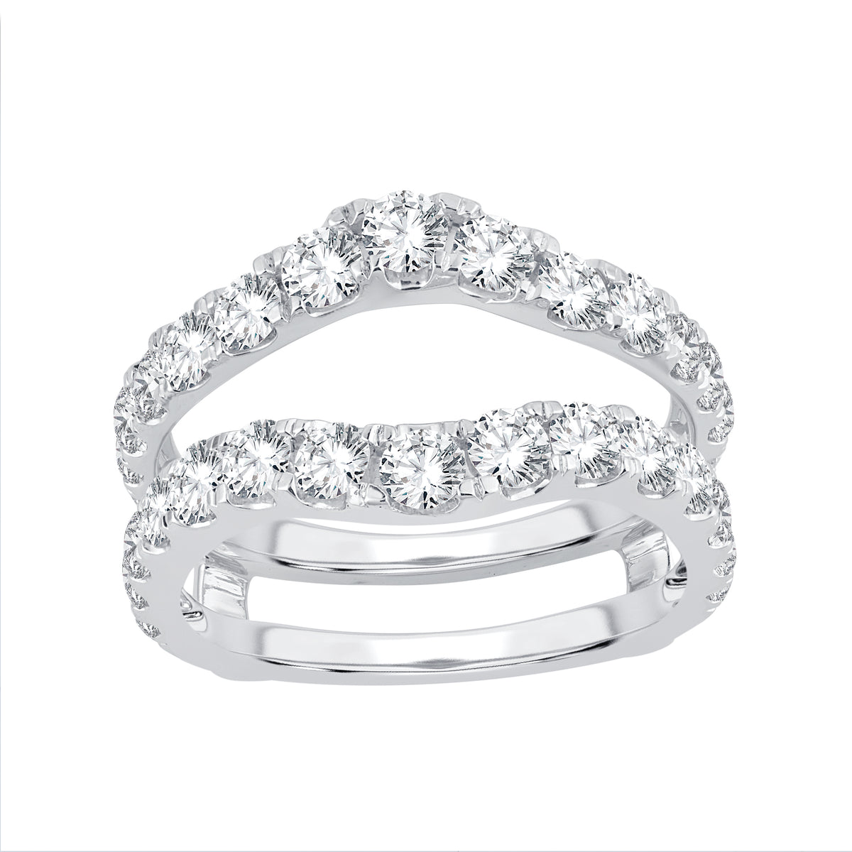 14K Gold 2.00 CTW Lab-Grown Diamond Ring Guard 69287