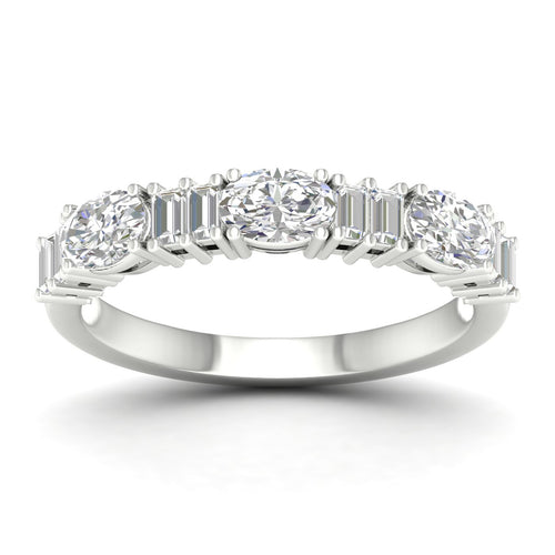 14K 1.00CT Fancy Lab Grown Diamond Band 69367