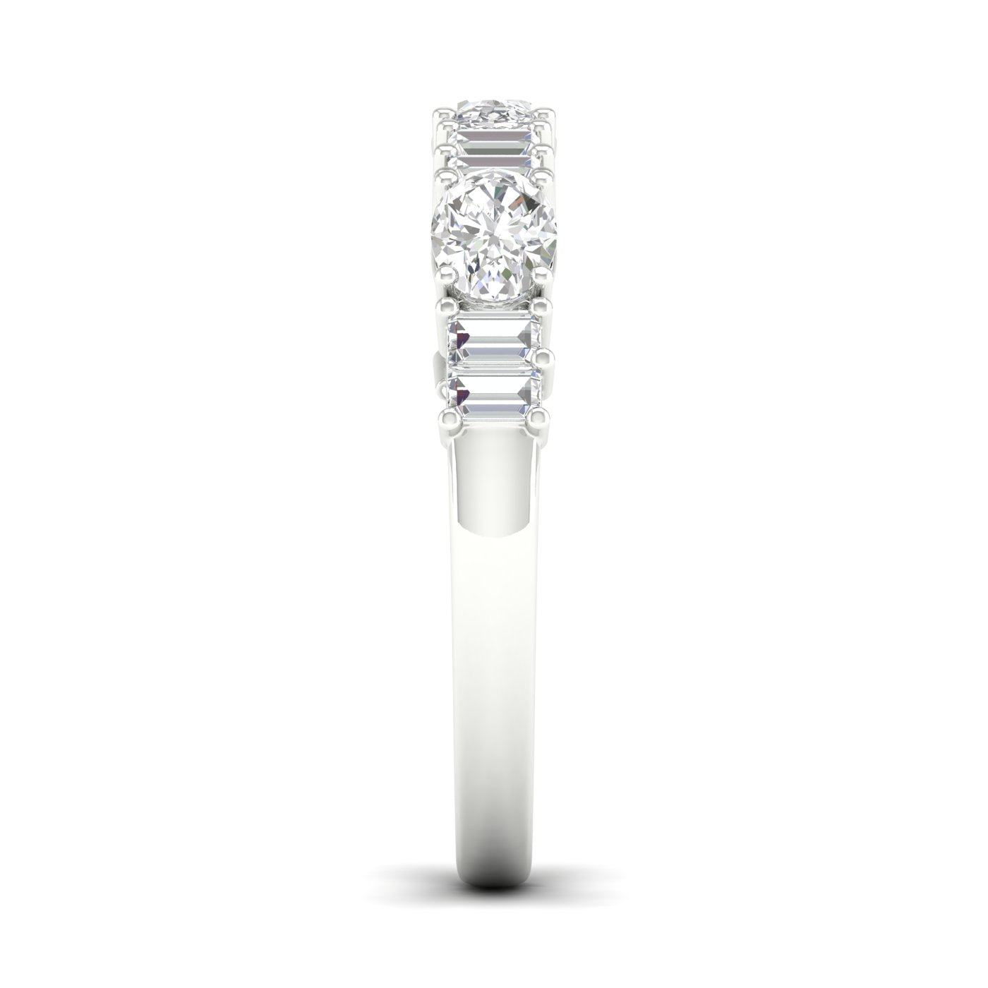 14K 1.00CT Fancy Lab Grown Diamond Band 69367