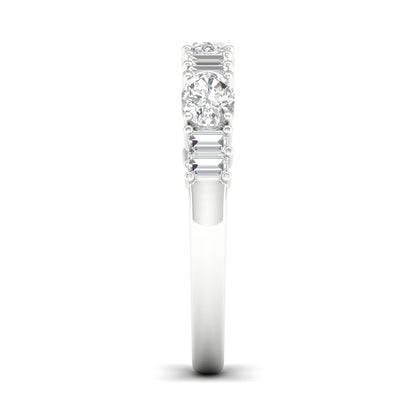 14K 1.00CT Fancy Lab Grown Diamond Band 69367