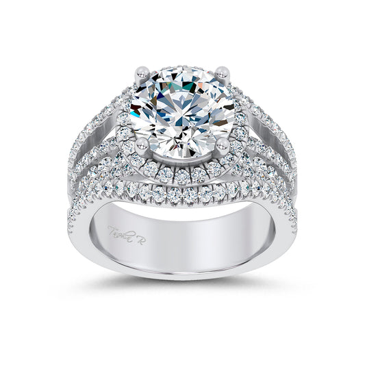 14K 4.50ct Diamond Engagement Ring 69386
