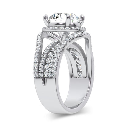 14K 4.50ct Diamond Engagement Ring 69386
