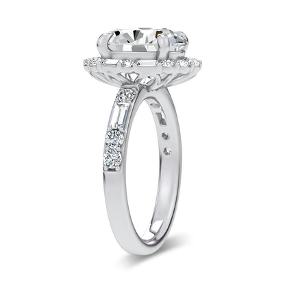 14K 3.82CT Lab Diamond  Ring 69392