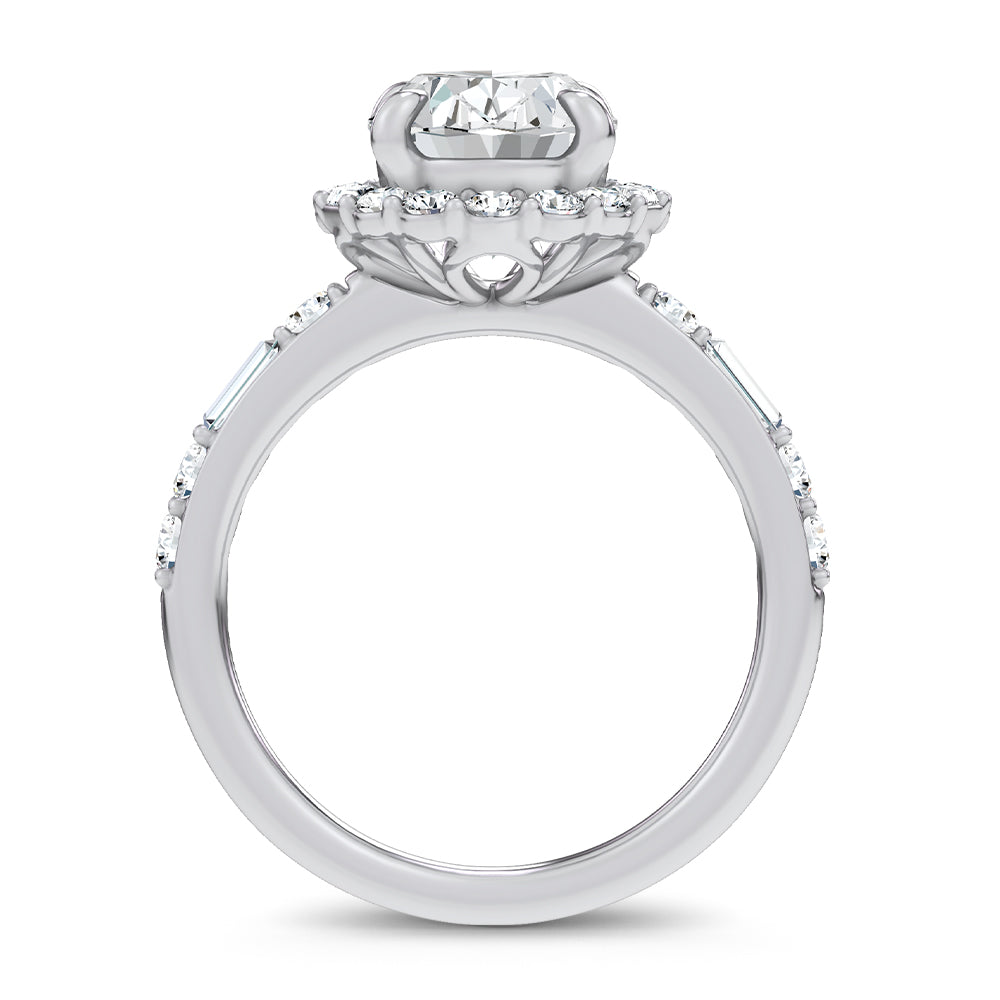 14K 3.82CT Lab Diamond  Ring 69392