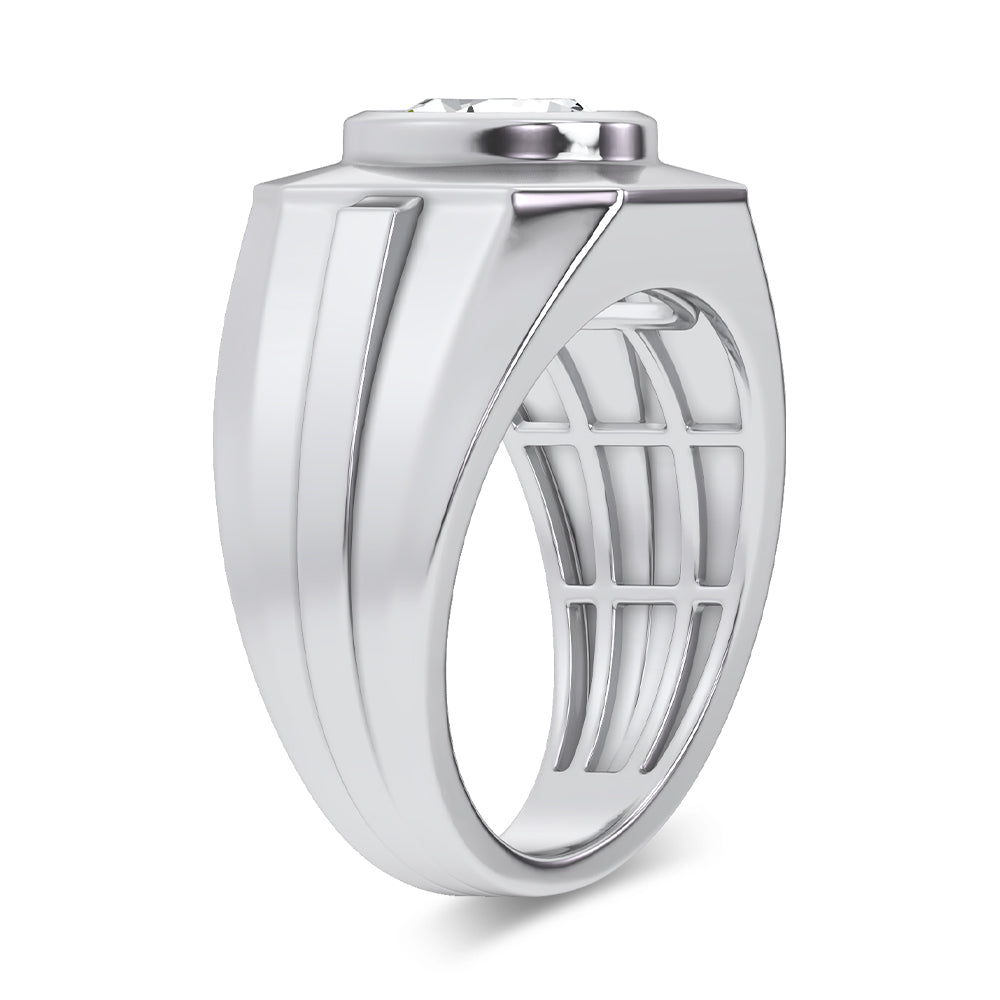 14K 3.00CT Lab Diamond Mens Ring 69395