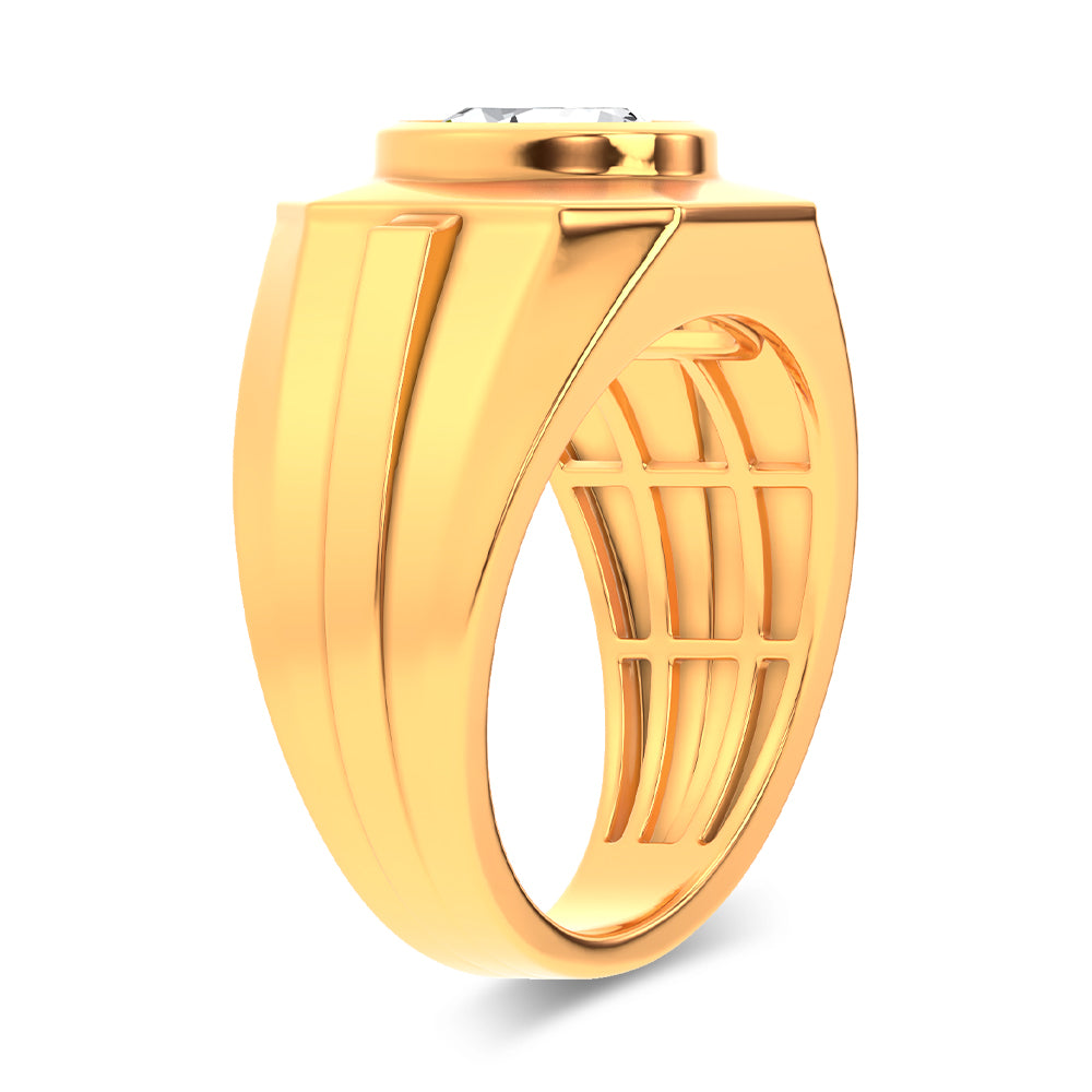 14K 3.00CT Lab Diamond Mens Ring 69396