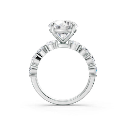 14K 4.50CT Lab Grown Diamond Engagement Ring 69417