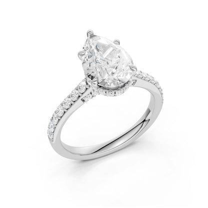 14K 2.50CT Lab Grown Diamond Engagement Ring 69429