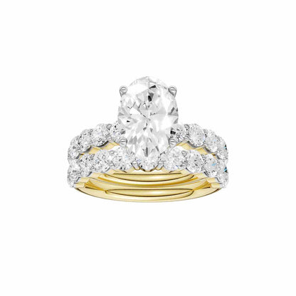 14K 4.00 CT Lab Grown Diamond Bridal Set 69436