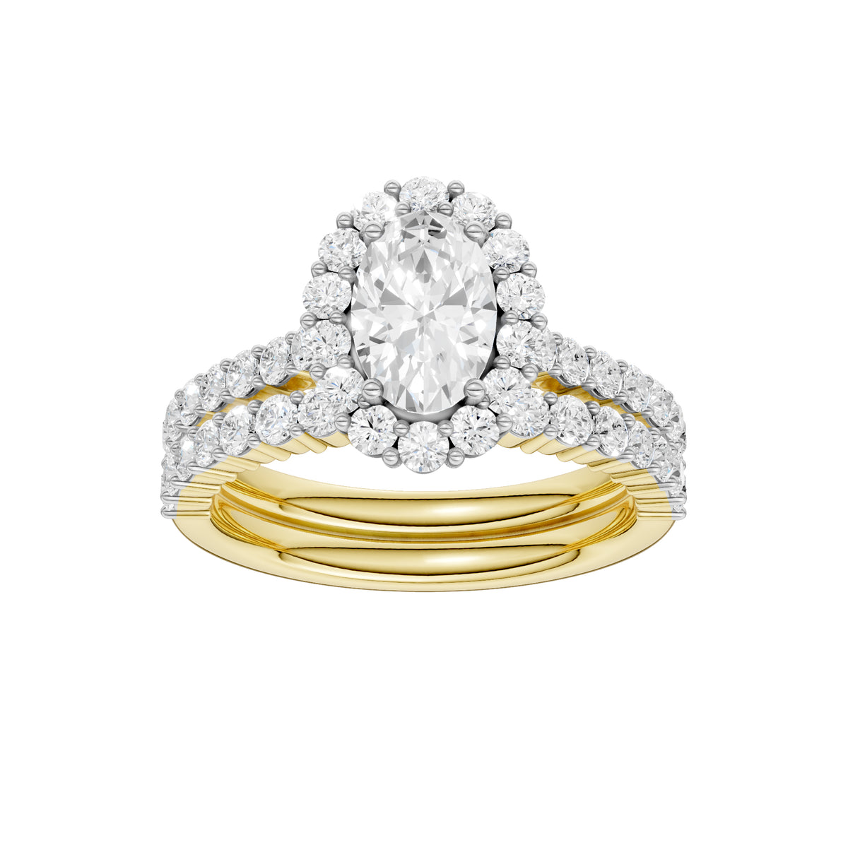 14K 2.00CT DIAMOND BRIDAL SET 69529