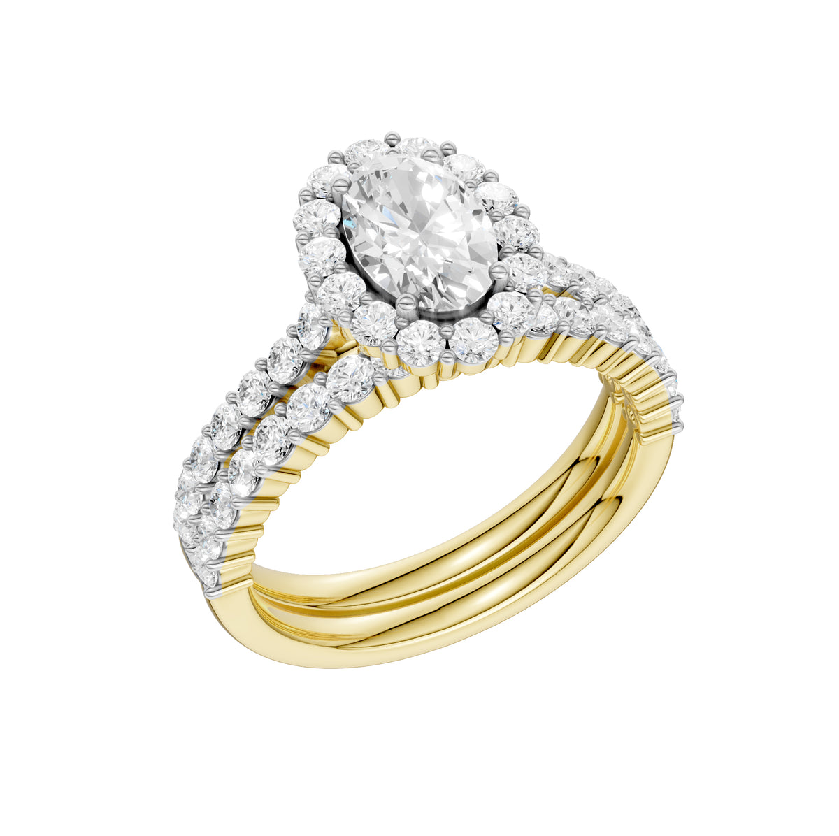 14K 2.00CT DIAMOND BRIDAL SET 69529