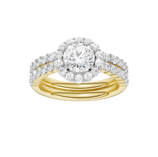 14K 2.00CT DIAMOND BRIDAL SET 69352
