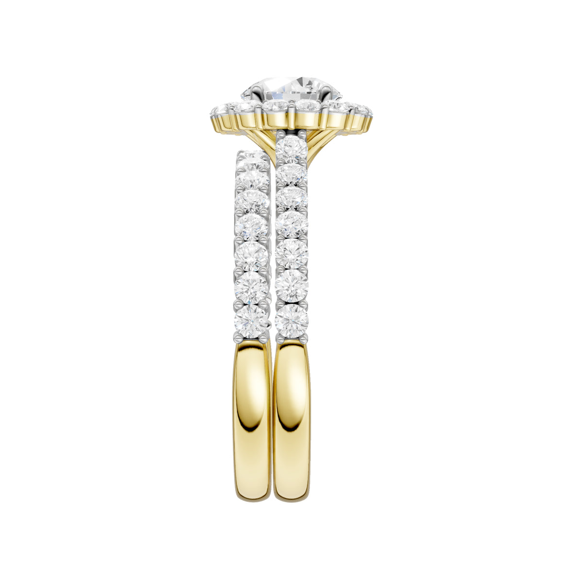14K 2.00CT DIAMOND BRIDAL SET 69352