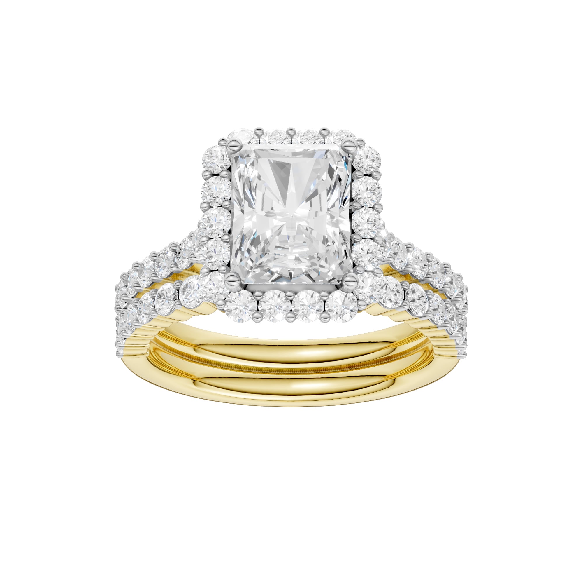 14K 3.00CT DIAMOND BRIDAL SET 69535