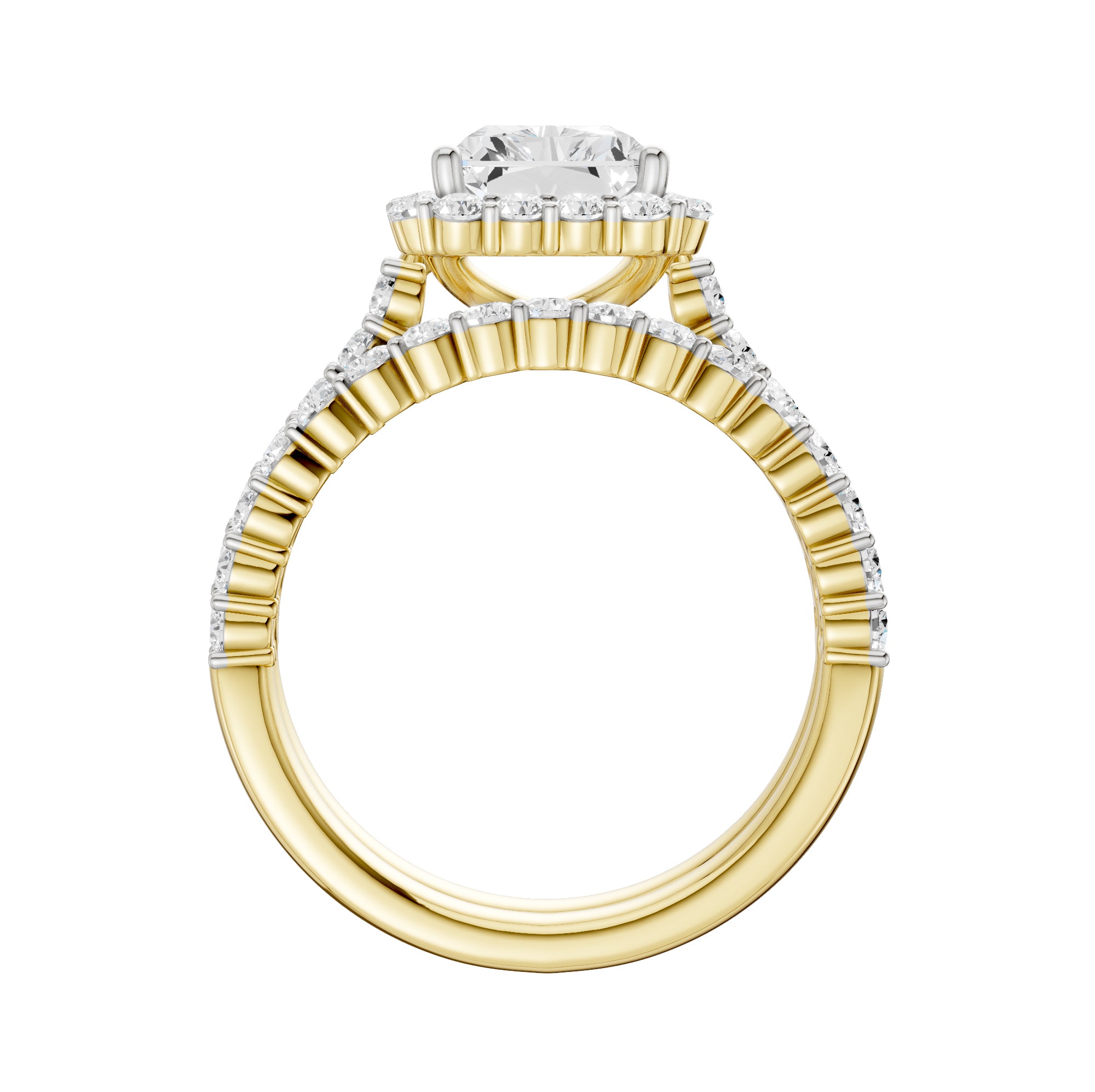 14K 3.00CT DIAMOND BRIDAL SET 69535