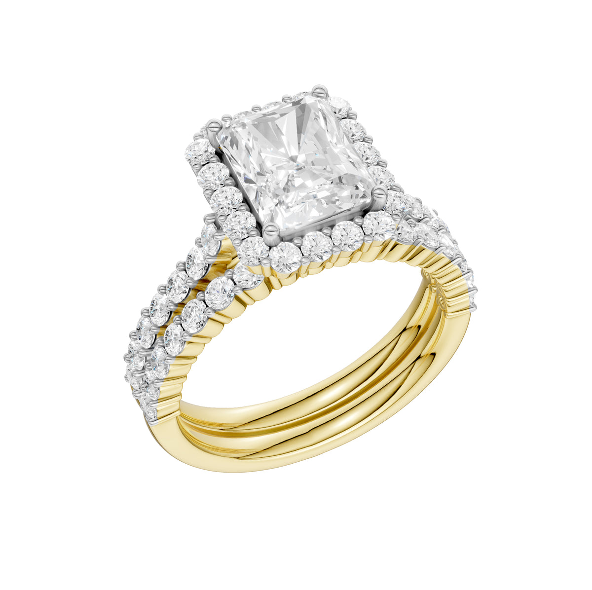 14K 3.00CT DIAMOND BRIDAL SET 69535