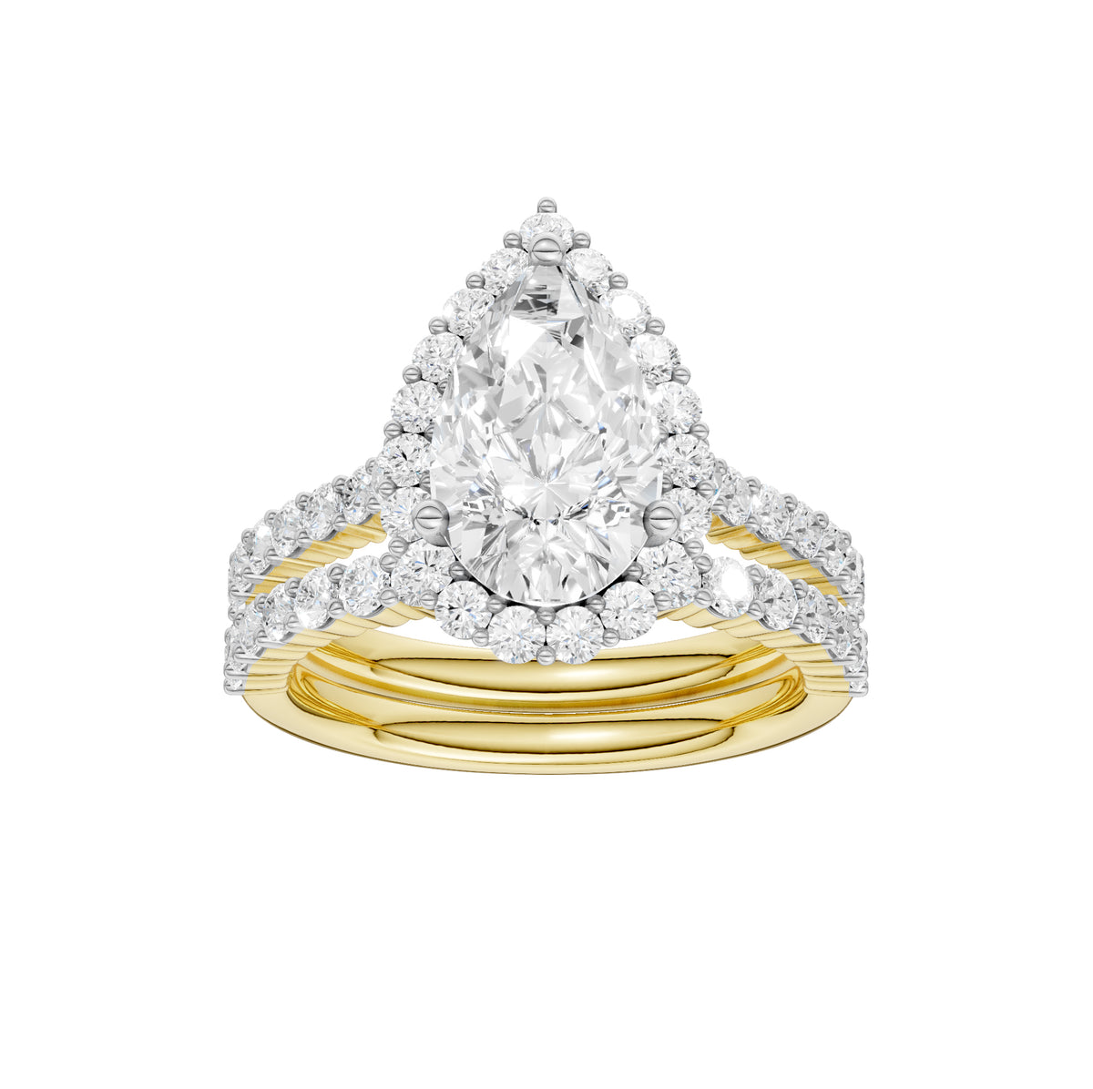 14K 3.00CT DIAMOND BRIDAL SET 69538