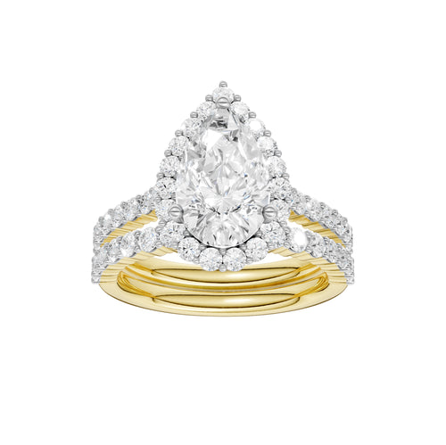14K 3.00CT DIAMOND BRIDAL SET 69538