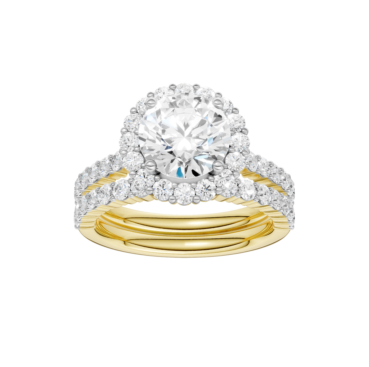 14K 3.00CT DIAMOND BRIDAL SET 69539