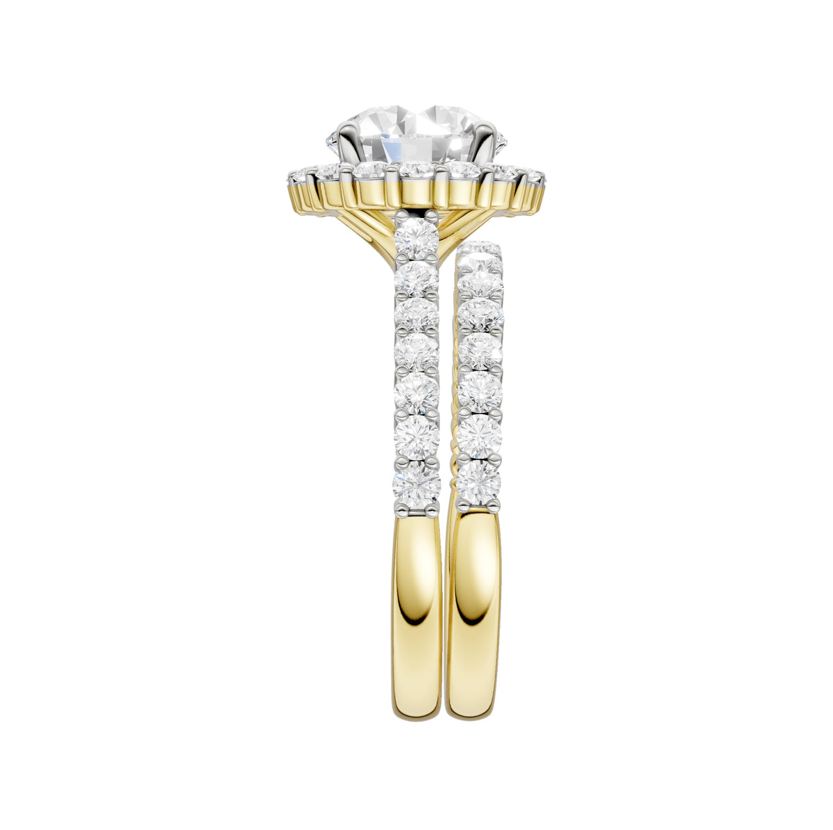 14K 3.00CT DIAMOND BRIDAL SET 69539