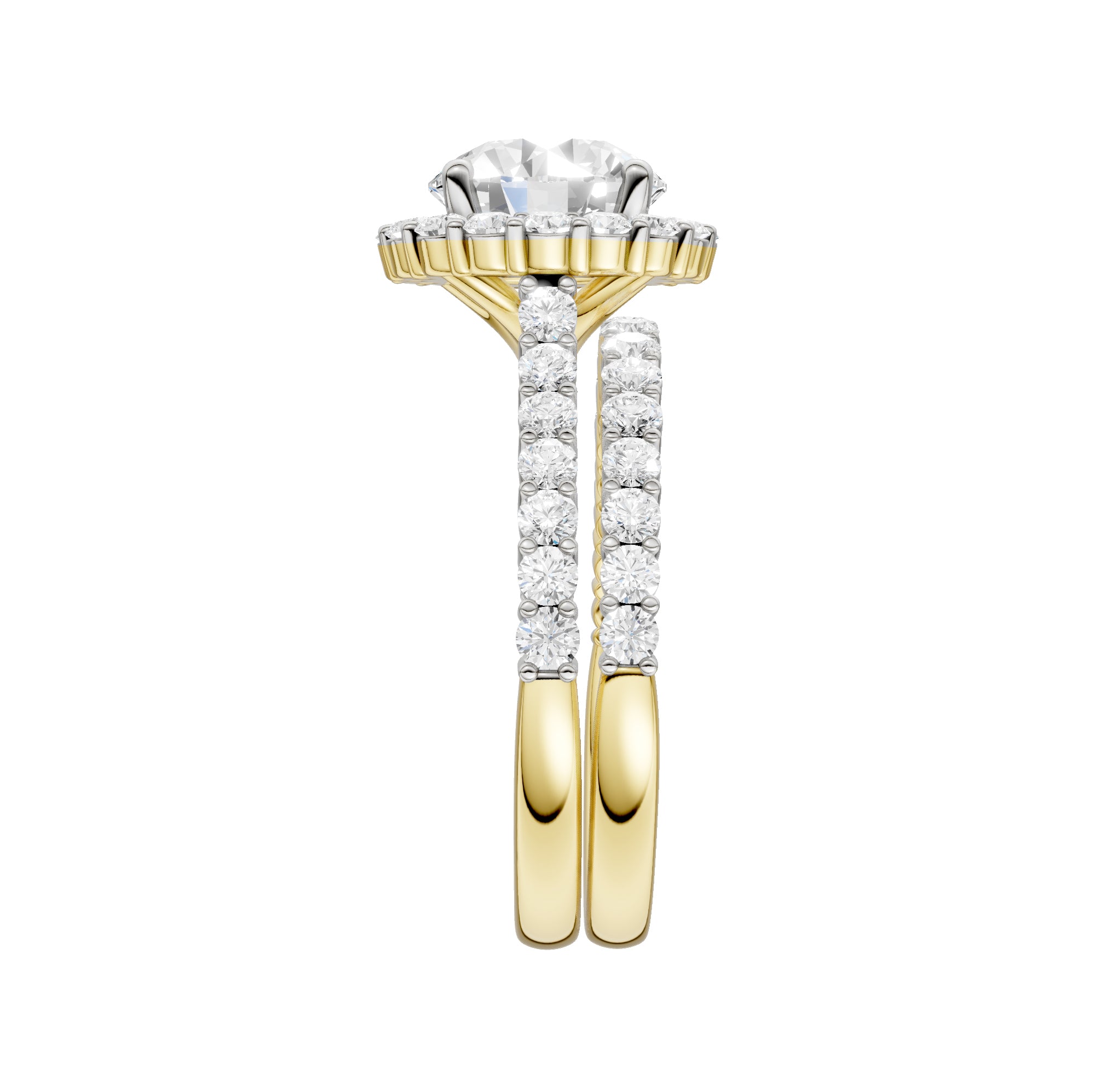 14K 3.00CT DIAMOND BRIDAL SET 69539