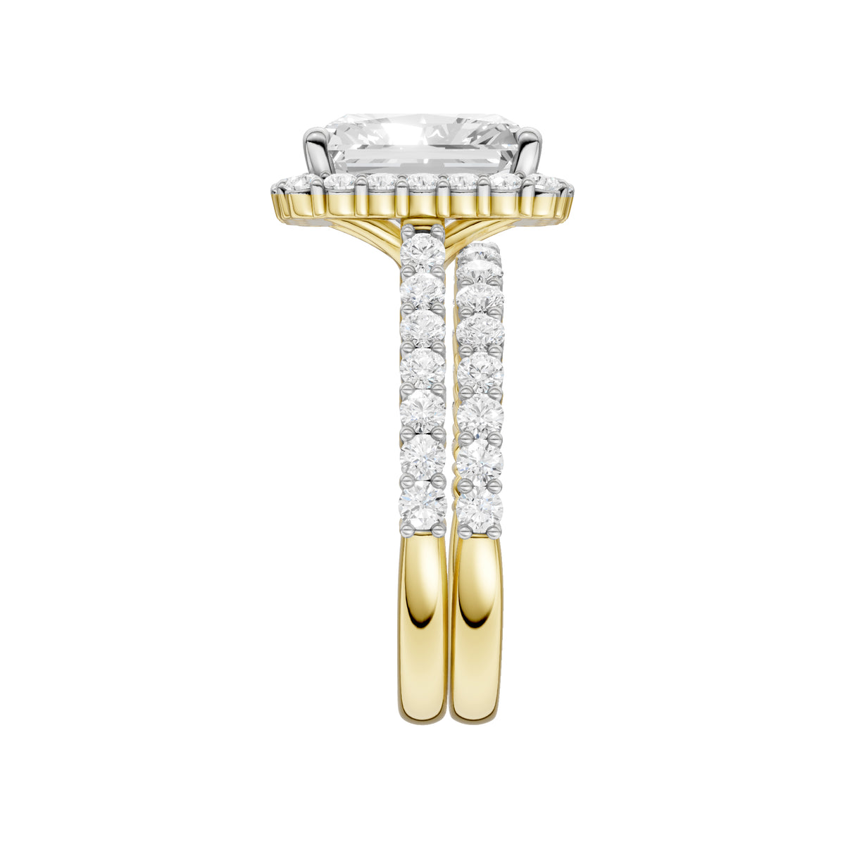 14K 4.00CT DIAMOND BRIDAL SET 69542
