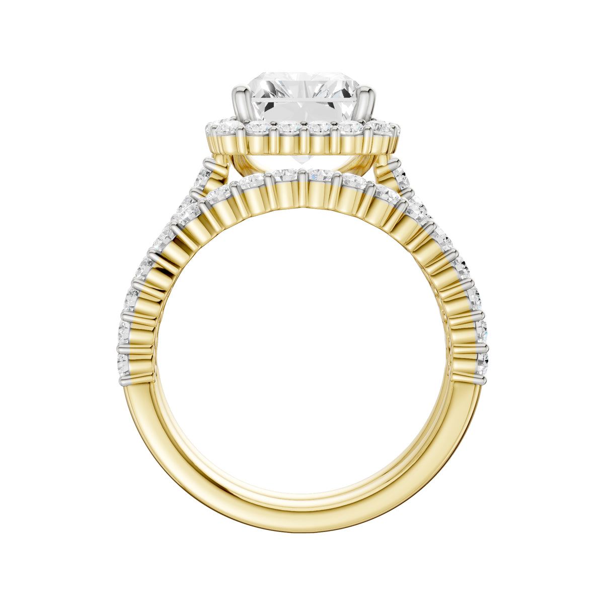 14K 4.00CT DIAMOND BRIDAL SET 69542
