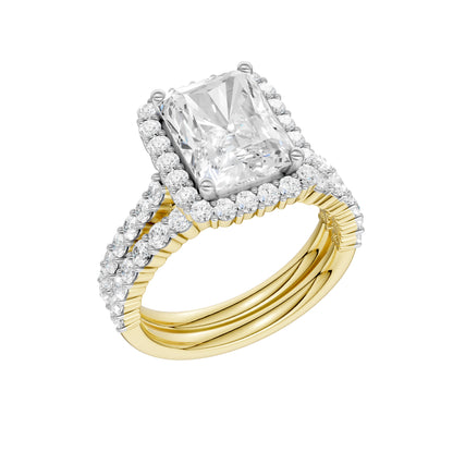 14K 4.00CT DIAMOND BRIDAL SET 69542