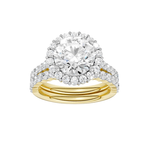 14K 4.00CT DIAMOND BRIDAL SET 69546