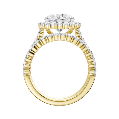 14K 4.00CT DIAMOND BRIDAL SET 69546