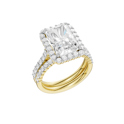 14K 2.25 CT Lab Grown Diamond Bridal Set 69548