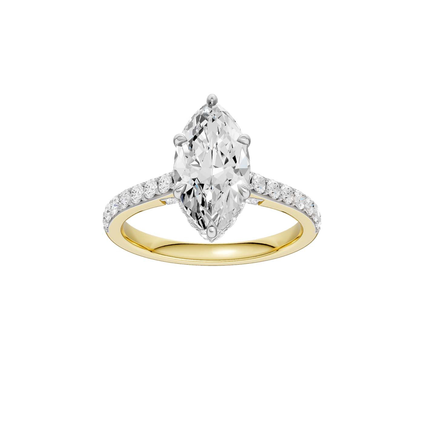 14K 2.50CT Lab Grown Diamond Engagement Ring 69594