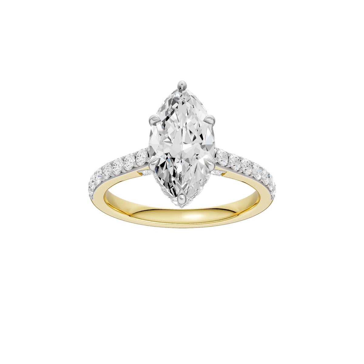 14K 2.50CT Lab Grown Diamond Engagement Ring 69594